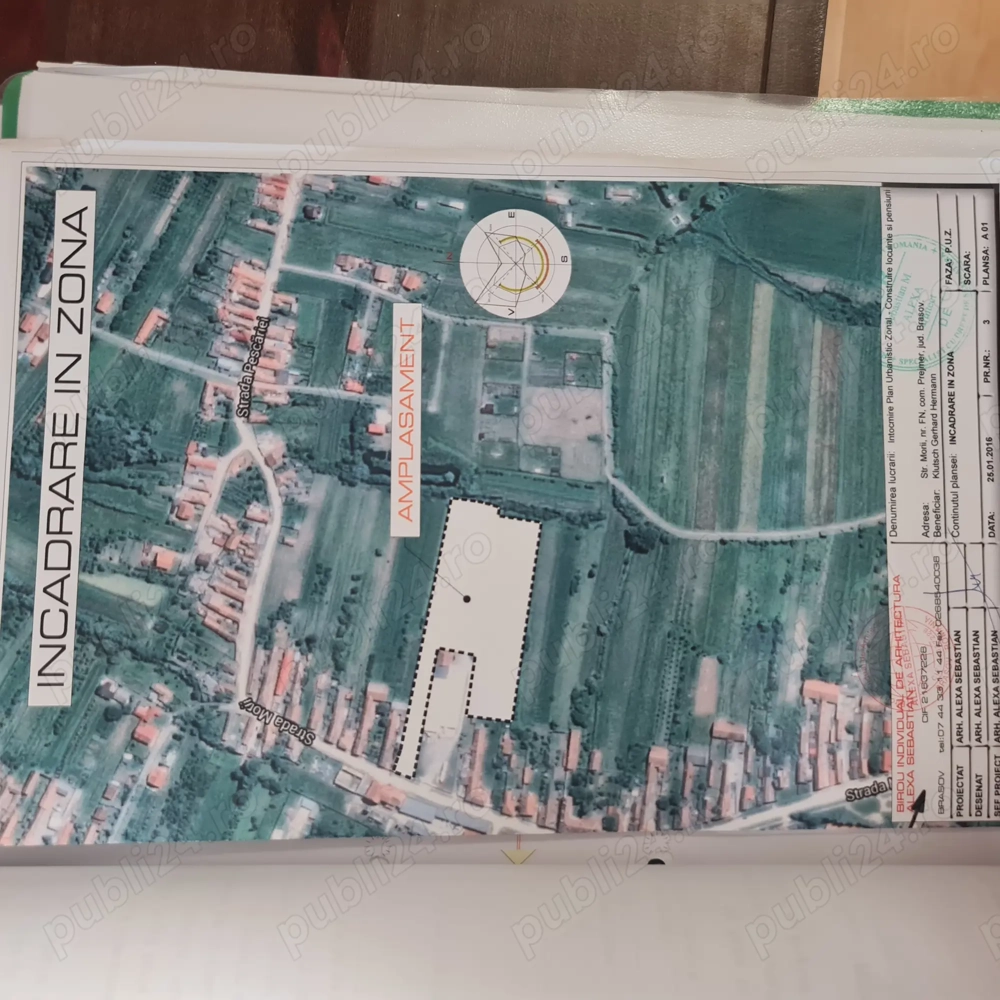 Teren Intravilan curti - constructii conf CF Prejmer 