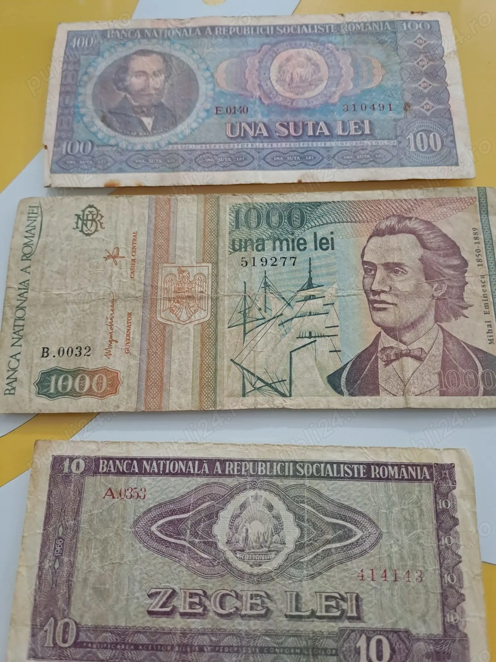 colectie bacnote  si  monezi vechi