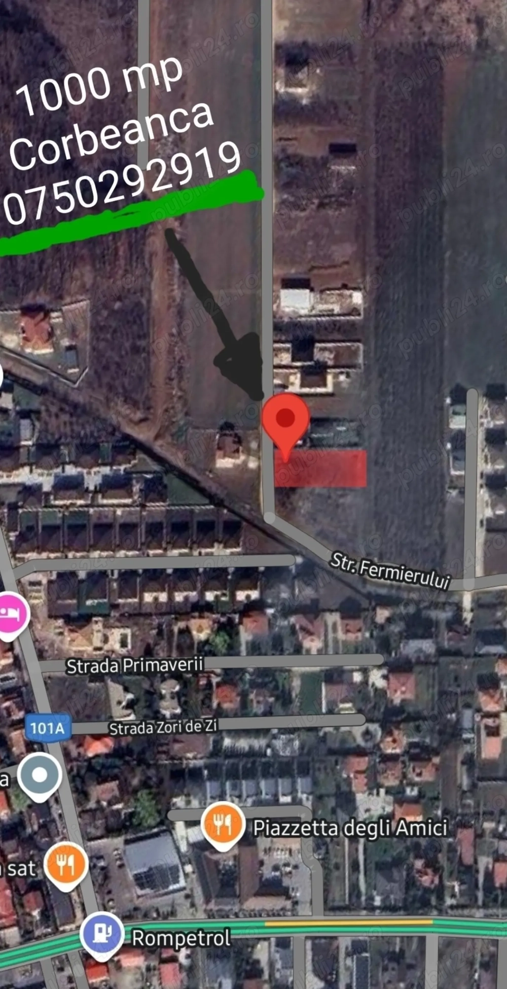 Teren Corbeanca Ilfov