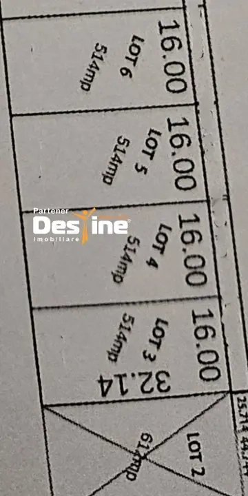 Miroslava, 4 parcele de teren, 514 mp/ parcela, 57.500 euro 