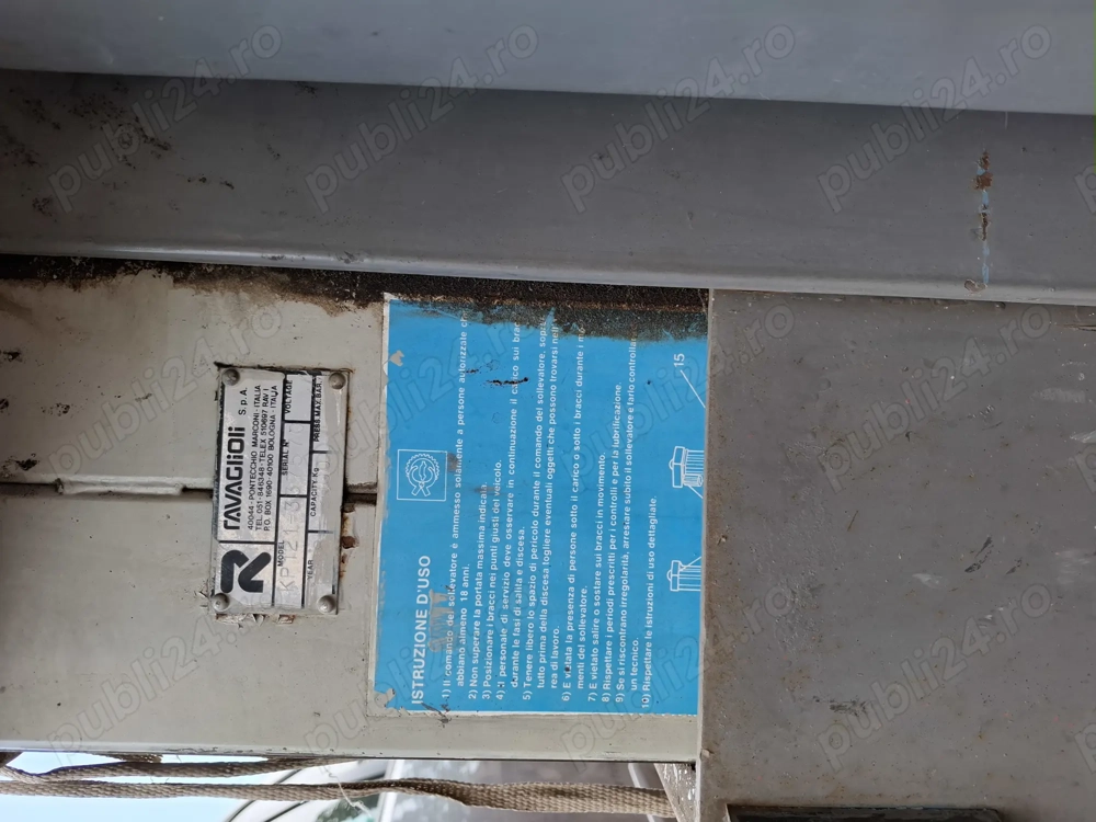 Vând elevator ravaglioli 