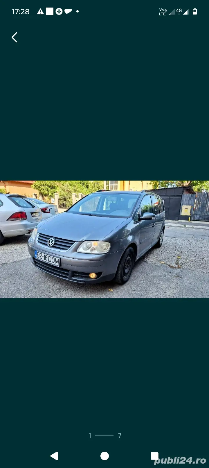 Vând Volkswagen Touran 1.6 benzina 2006