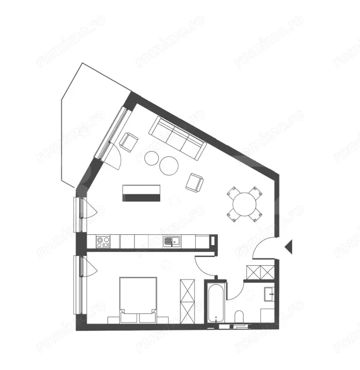 Comision 0 ! Somesului 15, Apartament 2 camere, Semicentral, 61 mp
