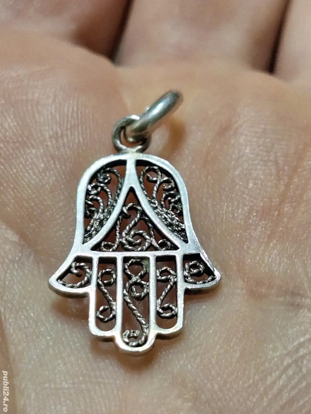 Mana Fatimei-Pandant din argint-in filigran