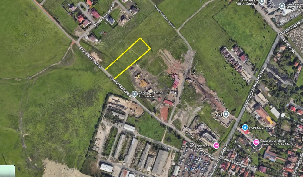 Teren extravilan (intravilan) Mehala Str. Petru Vintila 3950mp