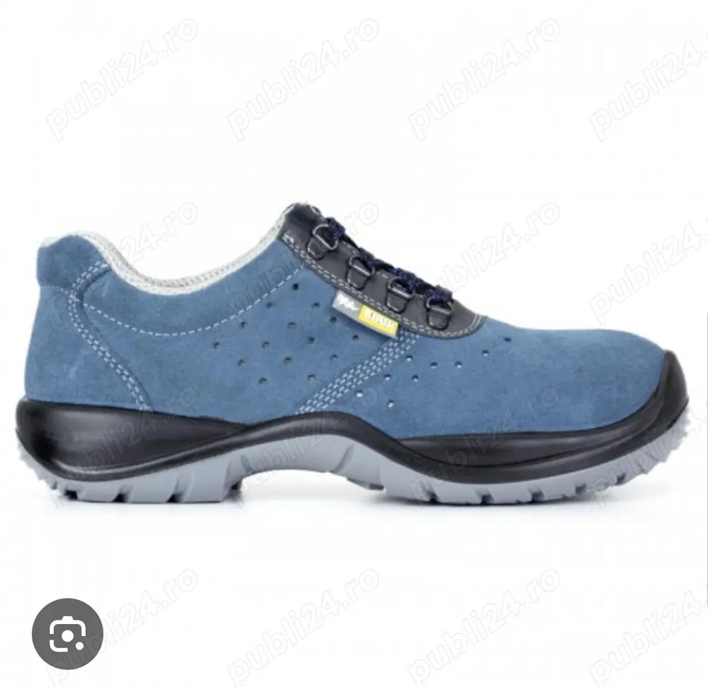 Bocanci de lucru cu bombeu metalic