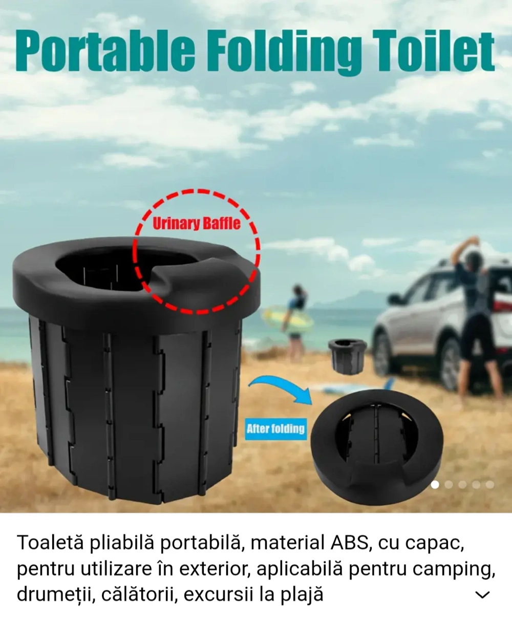 Toaleta plianta camping