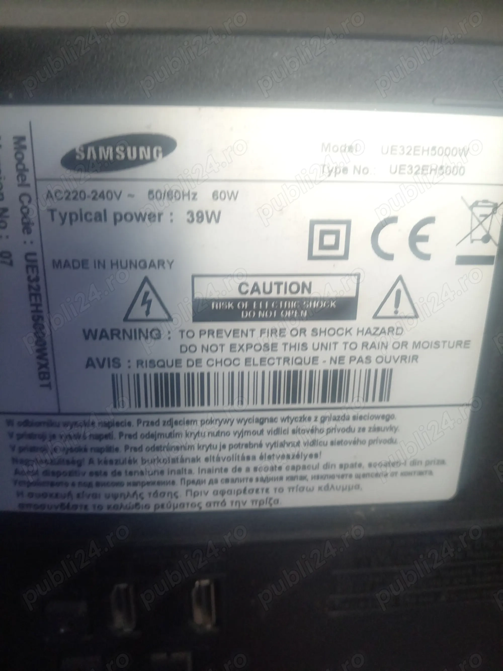 Vind televizoare cu plasma 