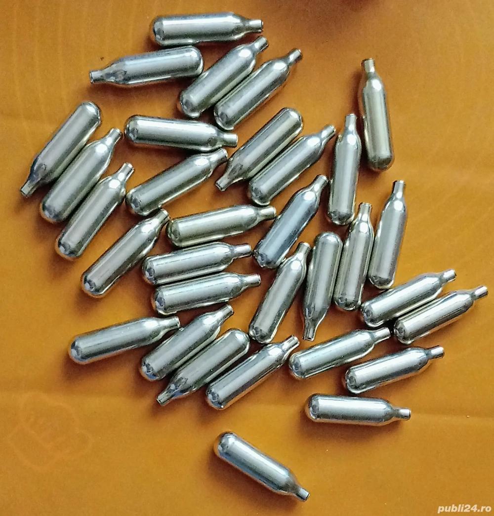 200 Capsule de sifon soda, din inox (vezi in anunt ce poti face din ele)