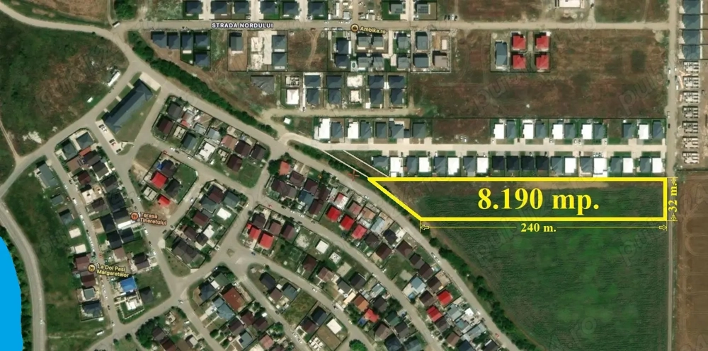 Oferta exceptionala ! Tunari - Cartier Tineretului, 8.190 mp. teren ideal constructii 