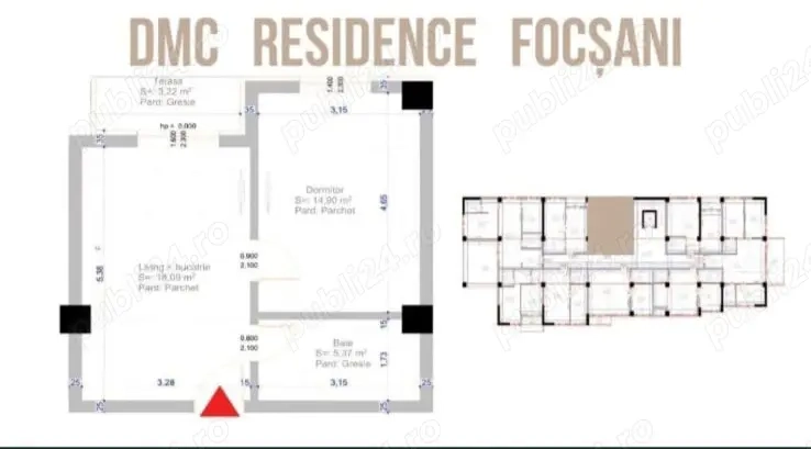 Inchiriez studio pretabil birou notarial, coafor, cabinet medical, etc