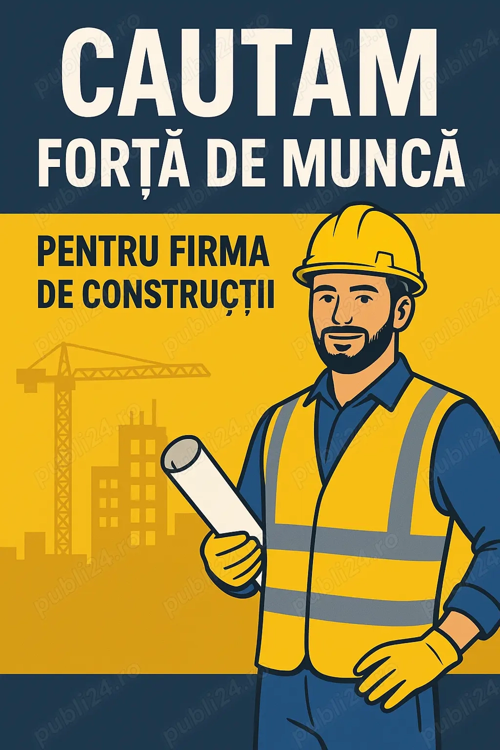 Firma de construcții angajam personal anvelopari