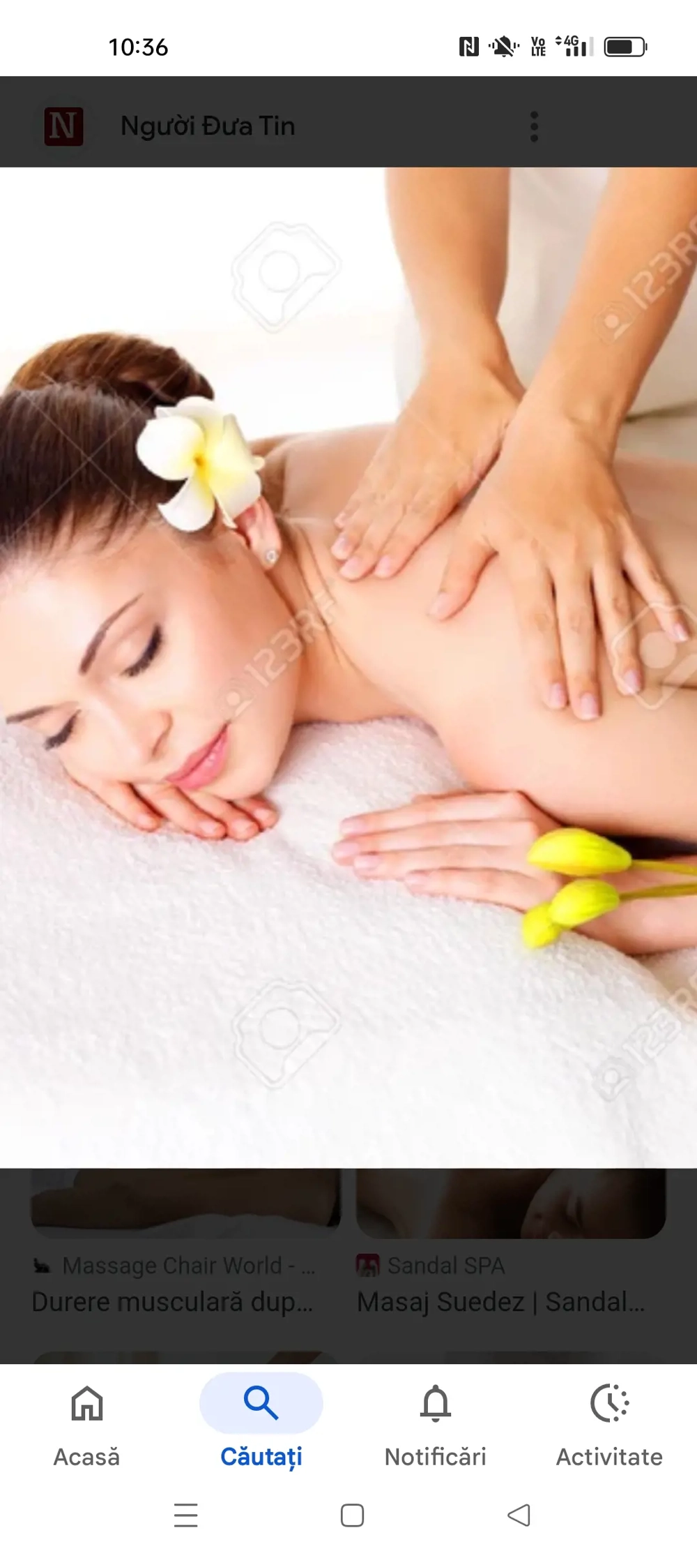 Masaj de relaxare pentru doamne și domnișoare 