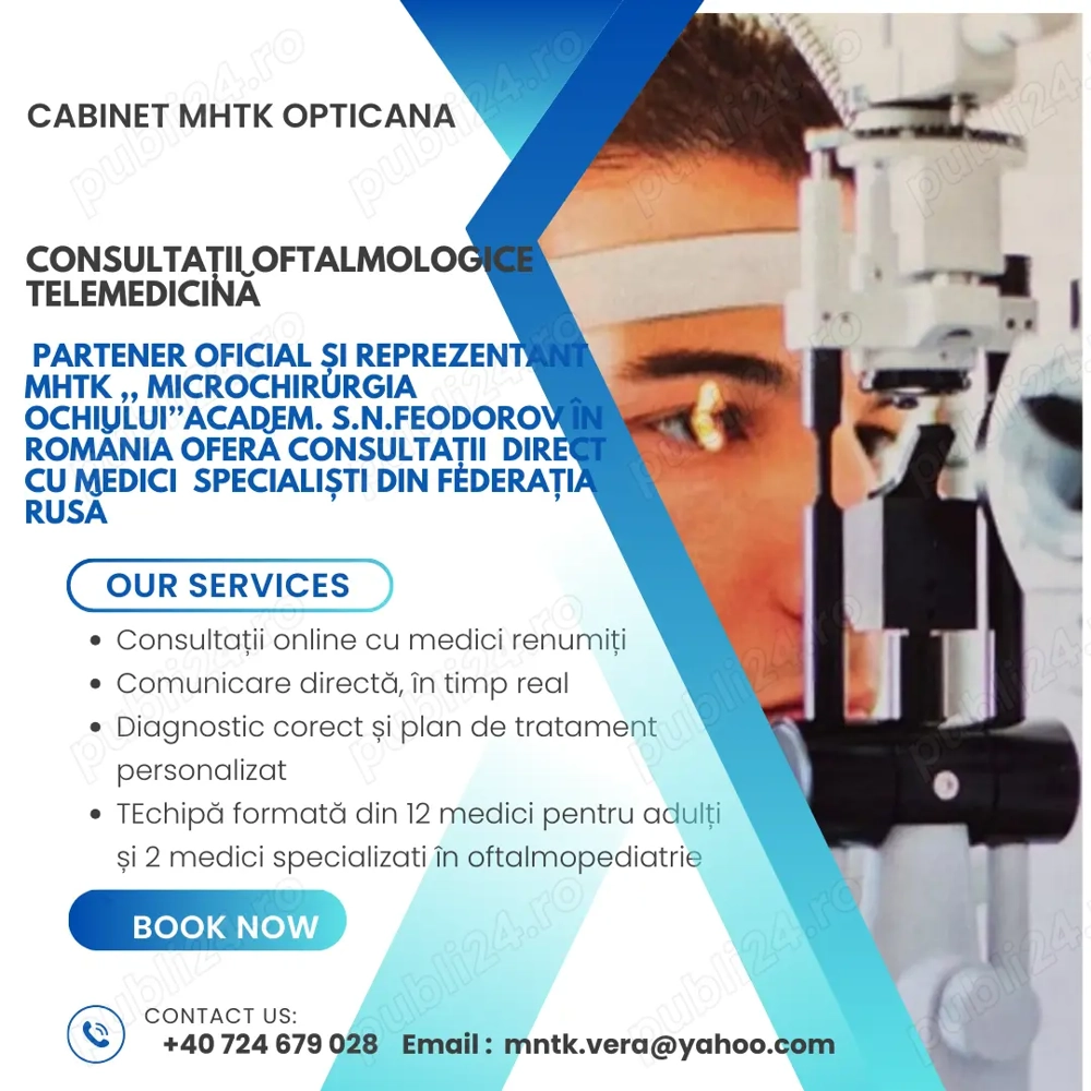 Consultații Oftalmologice Telemedicina Microchirurgia ochiului Federația Rusă