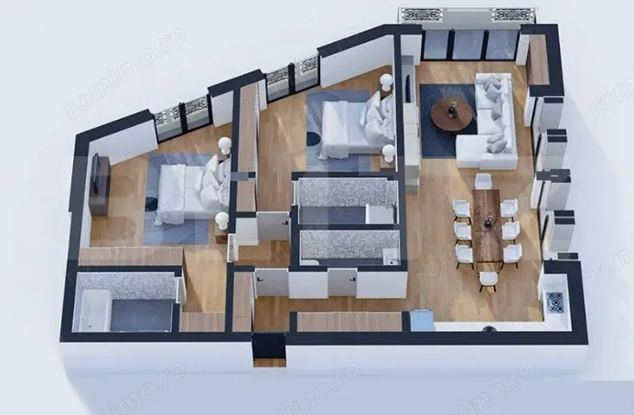 Apartament de lux, 109 mp, zona centrala