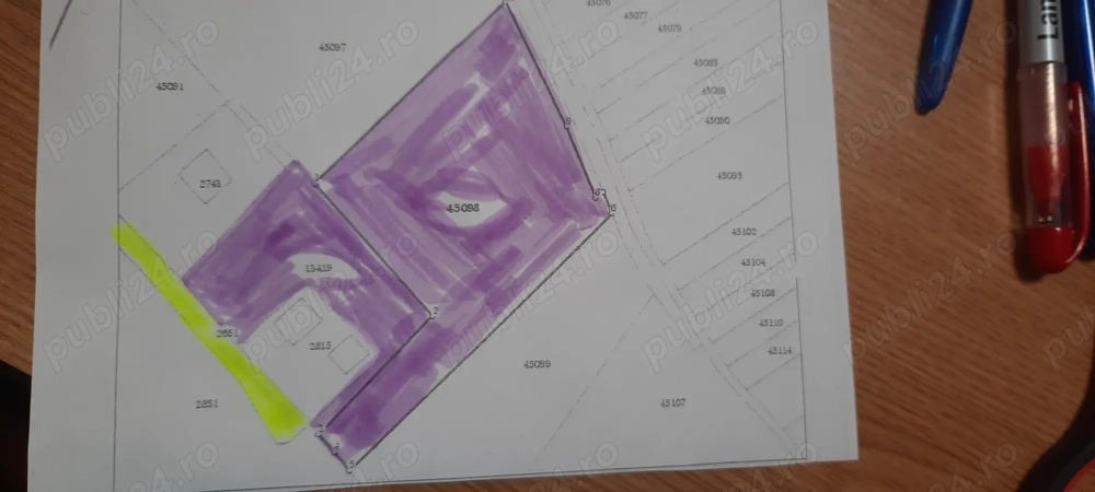 vând teren agricol extravilan Moara jud Suceava