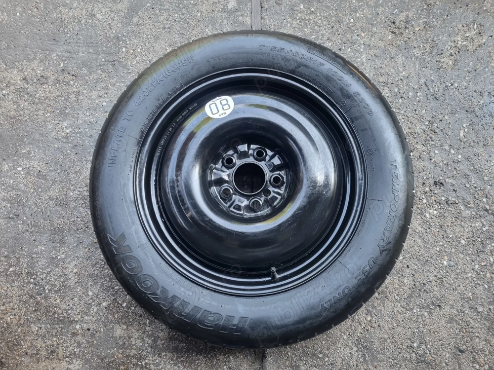 rezerva NISSAN dacia duster renault honda 5X114,3 pe R17 noua