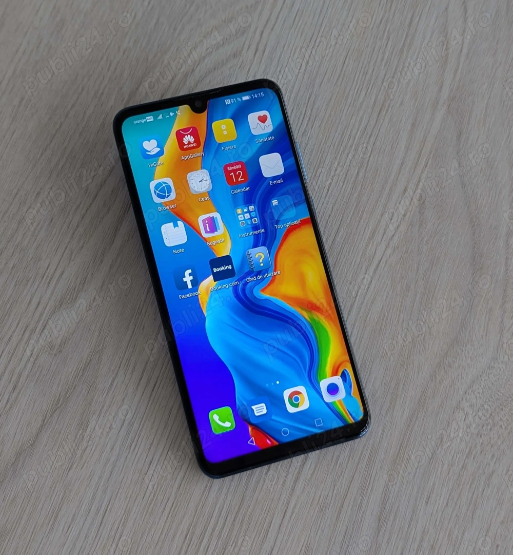 HUAWEI P30 Lite 128GB 4gb ram Cu Servicii Google 48megapixeli + Husa + Folie + Cablu Mar-LX1A