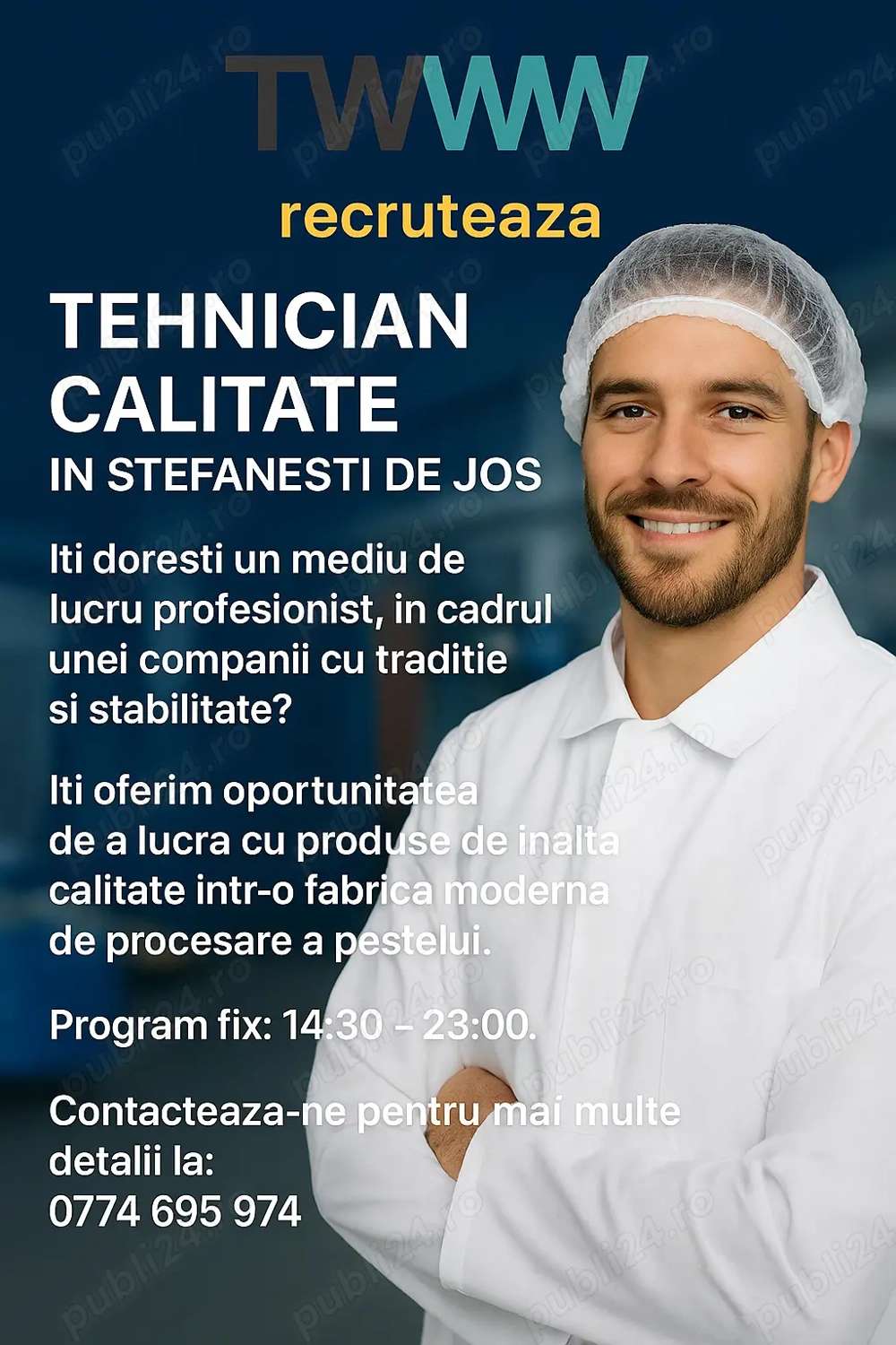 Tehnician Calitate-Stefanesti De Jos
