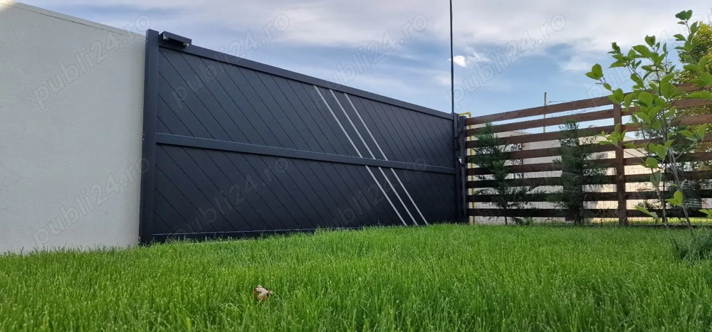 Producem garduri, porti, balustrade si copertine din aluminiu