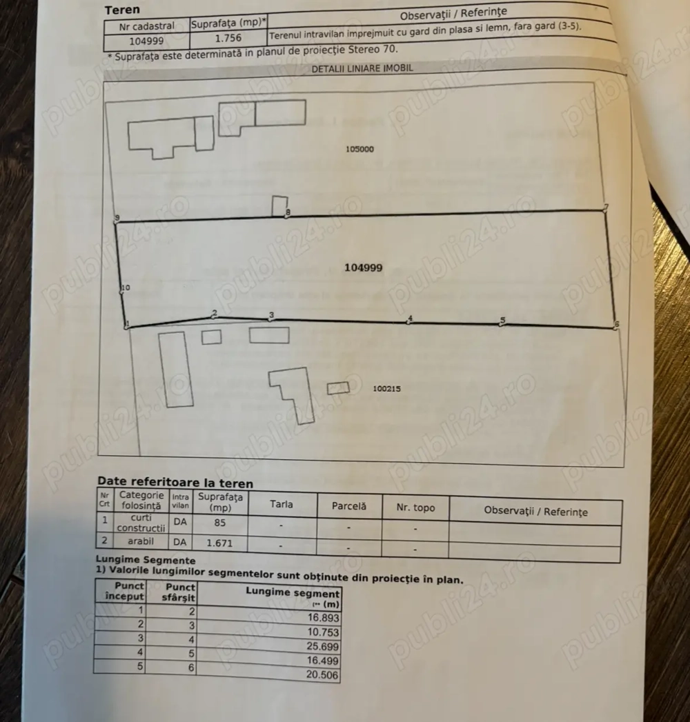 Teren intravilan 1756m2 Nicolae Balcescu, Constanta Teren intravilan 1756m2 Nicolae Balcescu, Constanta