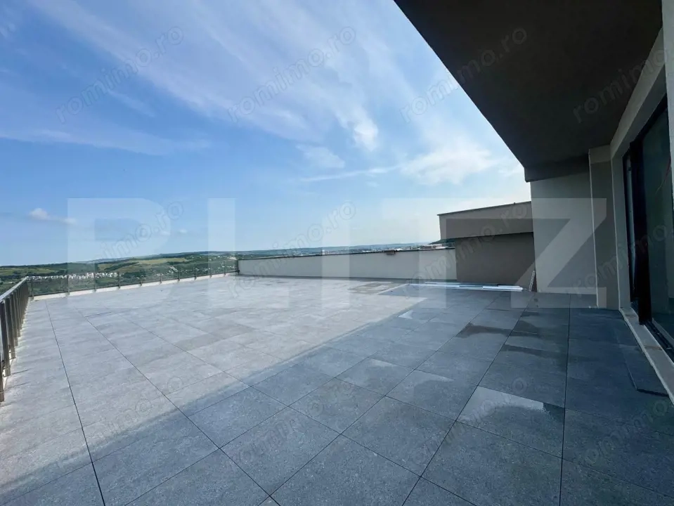 Penthouse de lux, 99 mp cu terasă panoramică 169 mp, vedere 360