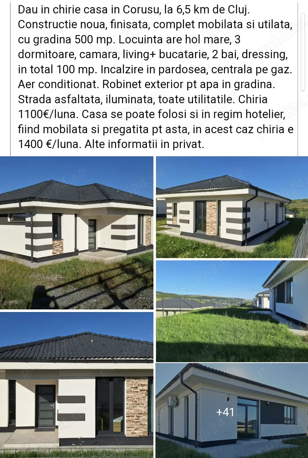 Casa de inchiriat- sau de vanzare