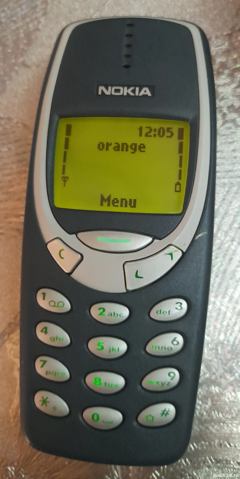 Nokia 3330 Clasic Original made by Nokia, cu încărcător Nokia original, aspect ireproșabil 250 lei