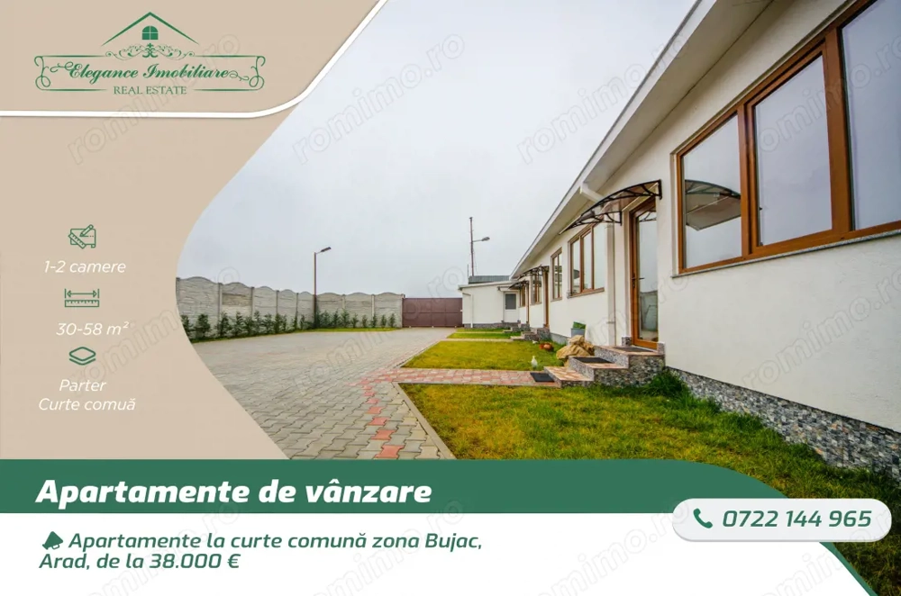 Apartamente noi la curte comuna Zona Bujac, Arad