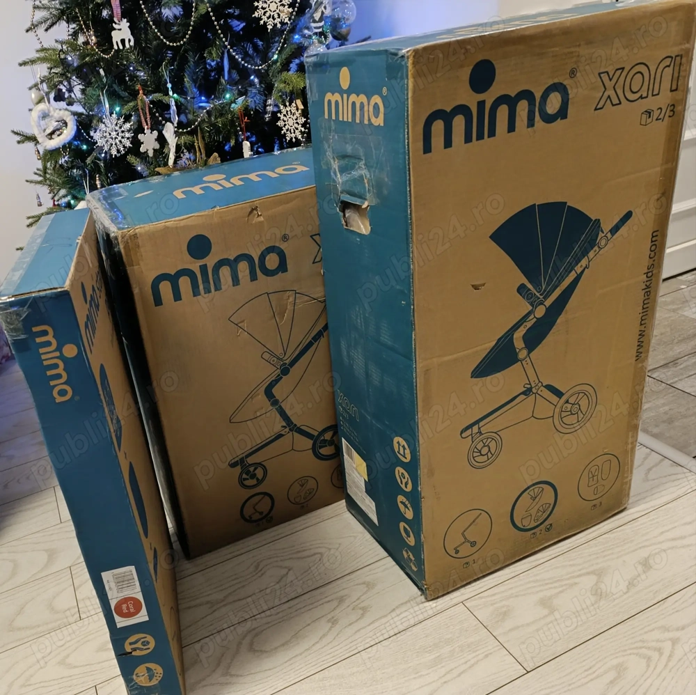 Cărucior mima xari auriu