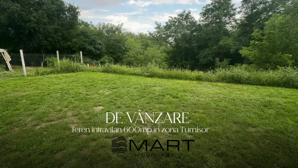 Teren intravilan, 600mp zona Turnisor