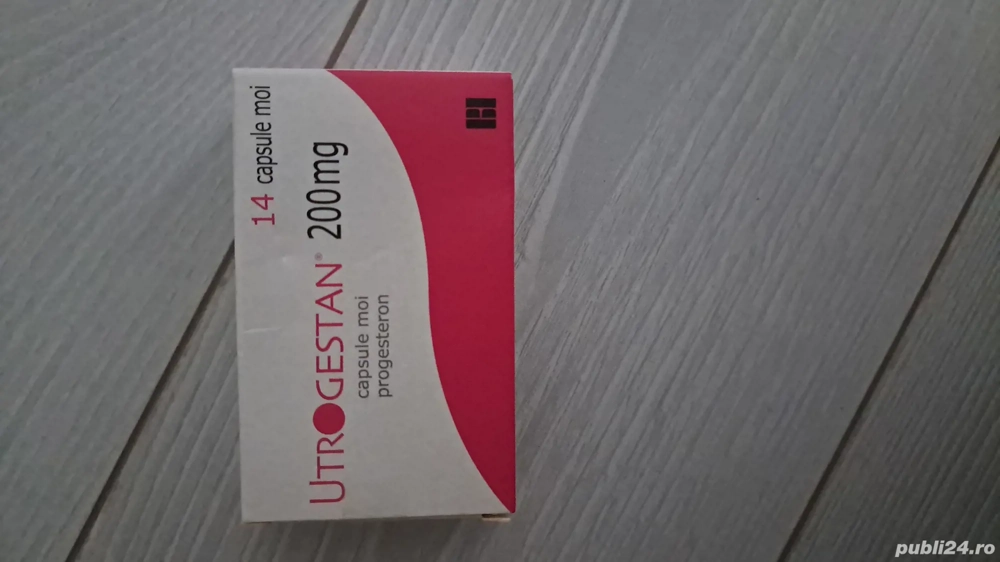 Vând UTROGESTAN 200 mg. Preț 10 lei   cutie 