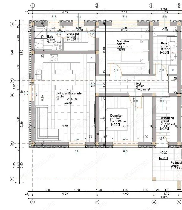 Duplex, 144000 euro tva inclus, Valea Budacului