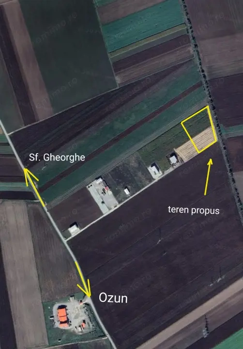 Teren industrial Ozun - Sfântul Gheorghe 13.200 mp