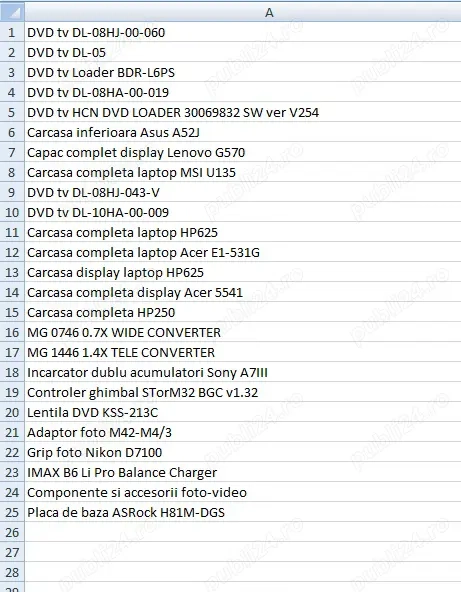 Componente si accesorii laptop