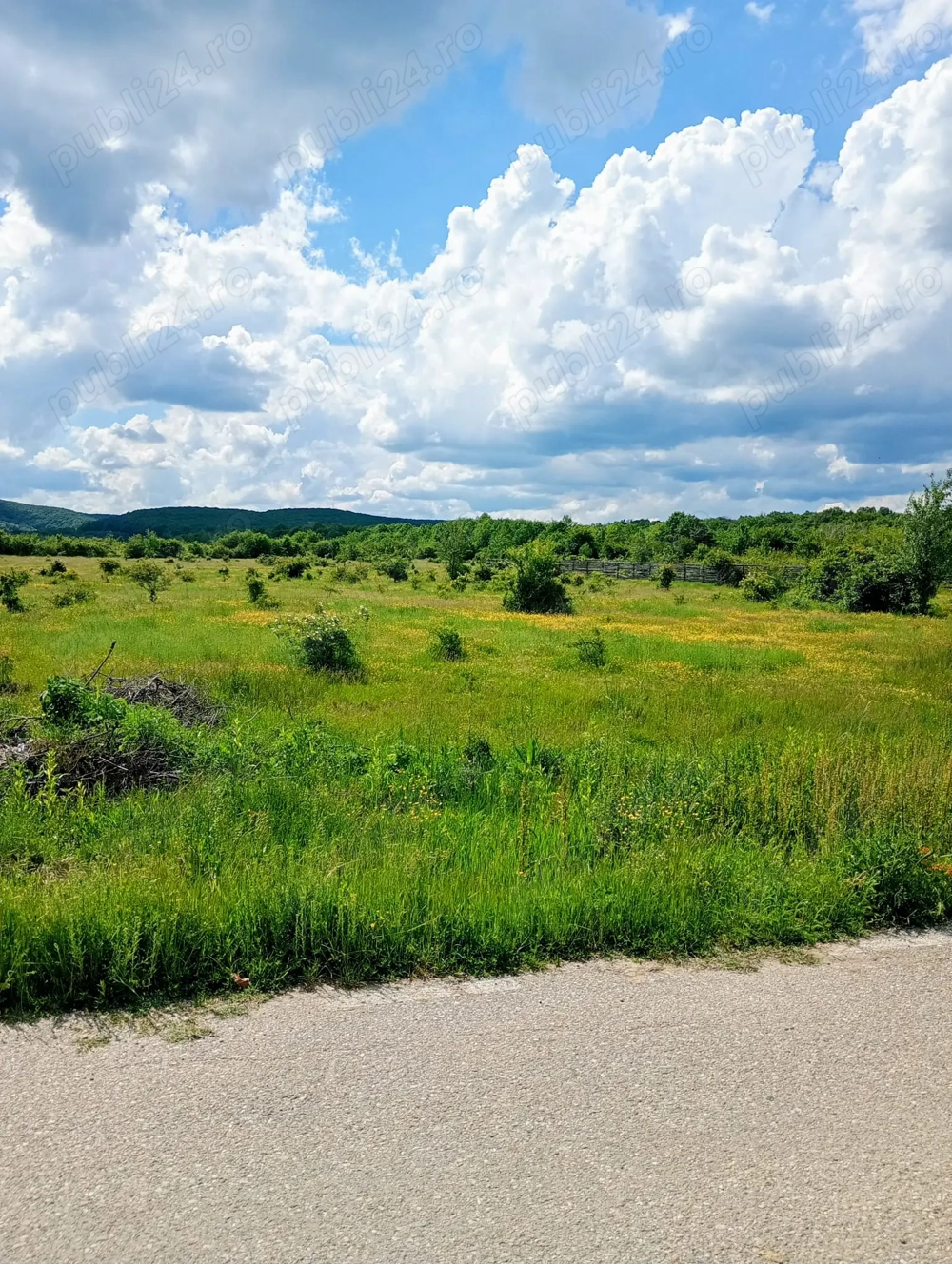 Teren zona liniștită platou Basov 3 km de Bascov 