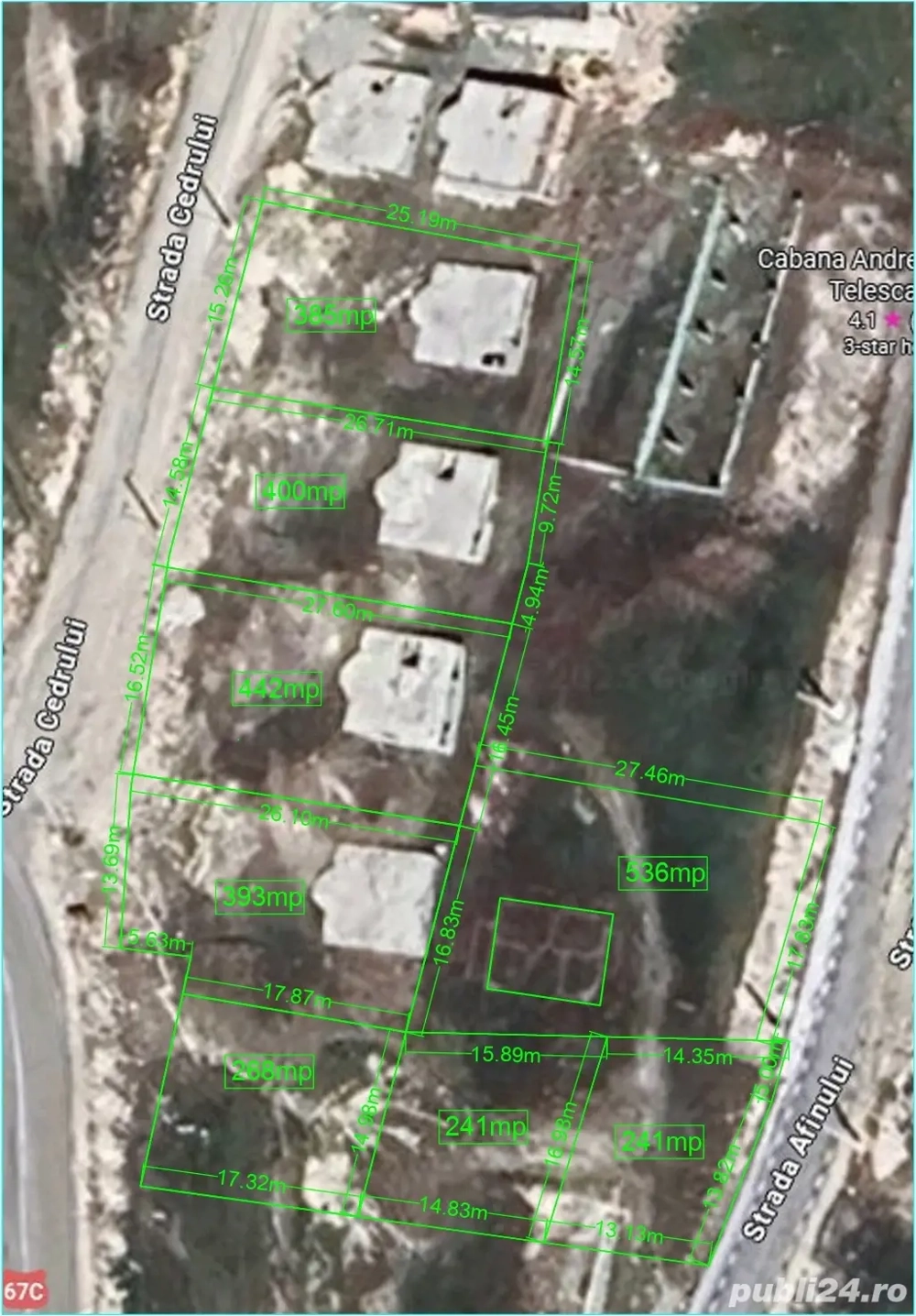 Proprietar vând teren intravilan cu fundație si utilități. Rânca 