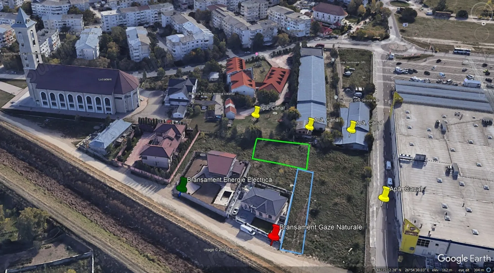 702 m2 intravilan Selgros