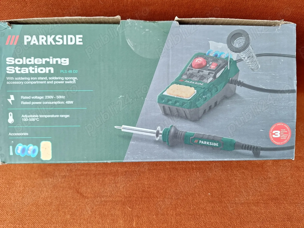 Statie de lipit reglabila Parkside PLS 48 D2, 48 W