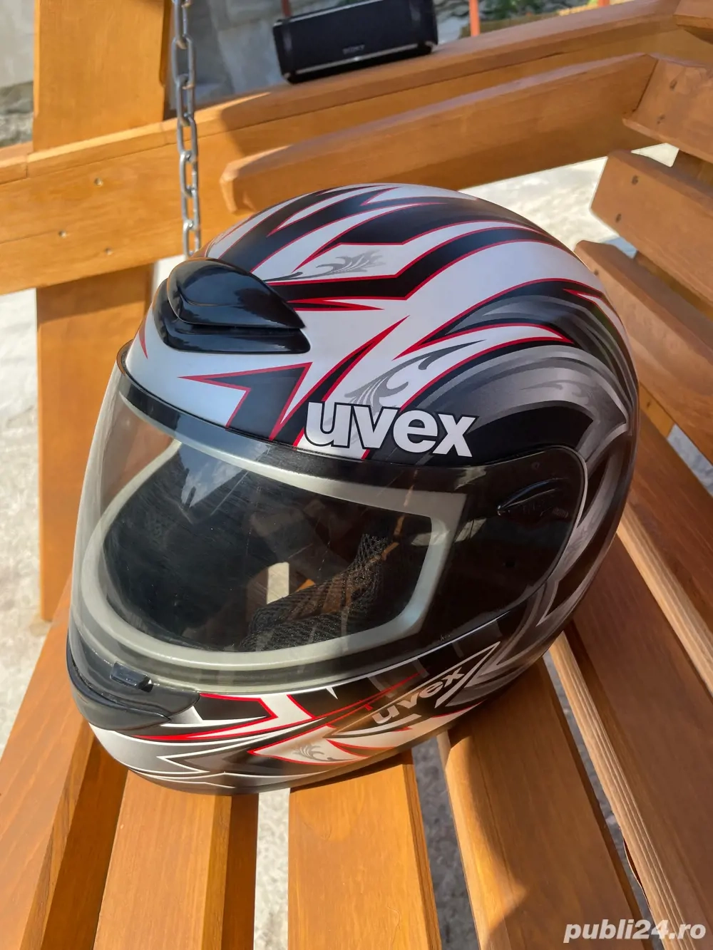 Vand casca moto UVEX