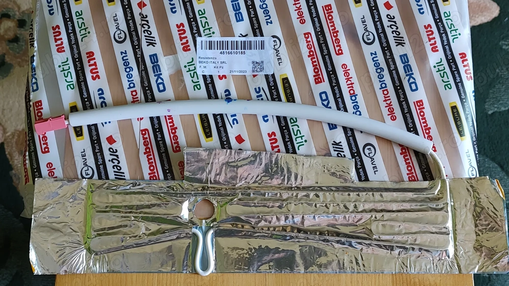 De vanzare rezistenta dezghet scurgere,C00914536, combina frigo Beko CDP7640, drain heater B-764