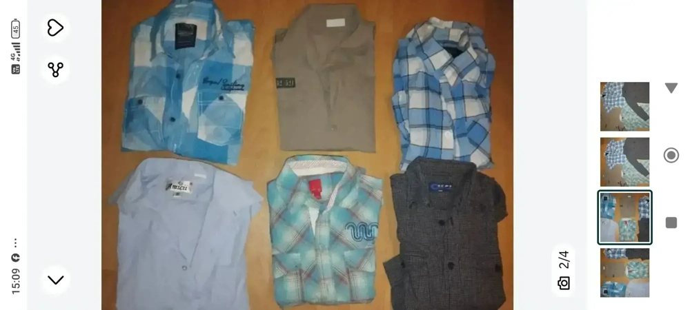 Cămăsi noi din bumbac pt băieti 6-14 ani