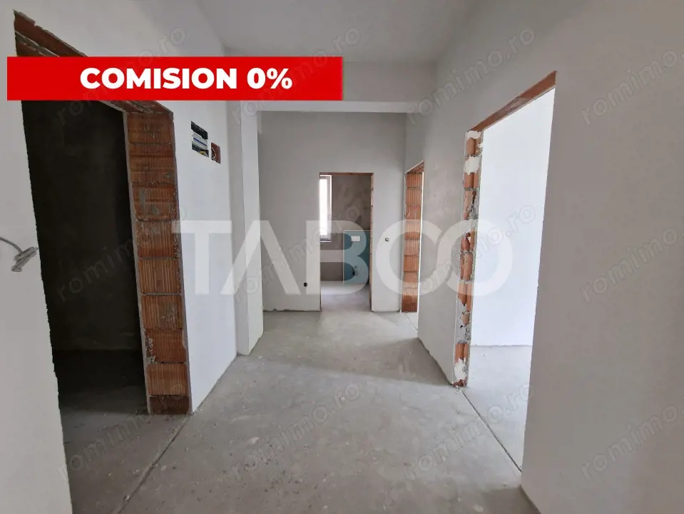 Apartament decomandat 2 camere 64 mpu 2 balcoane 12 mp Rahovei Sibiu