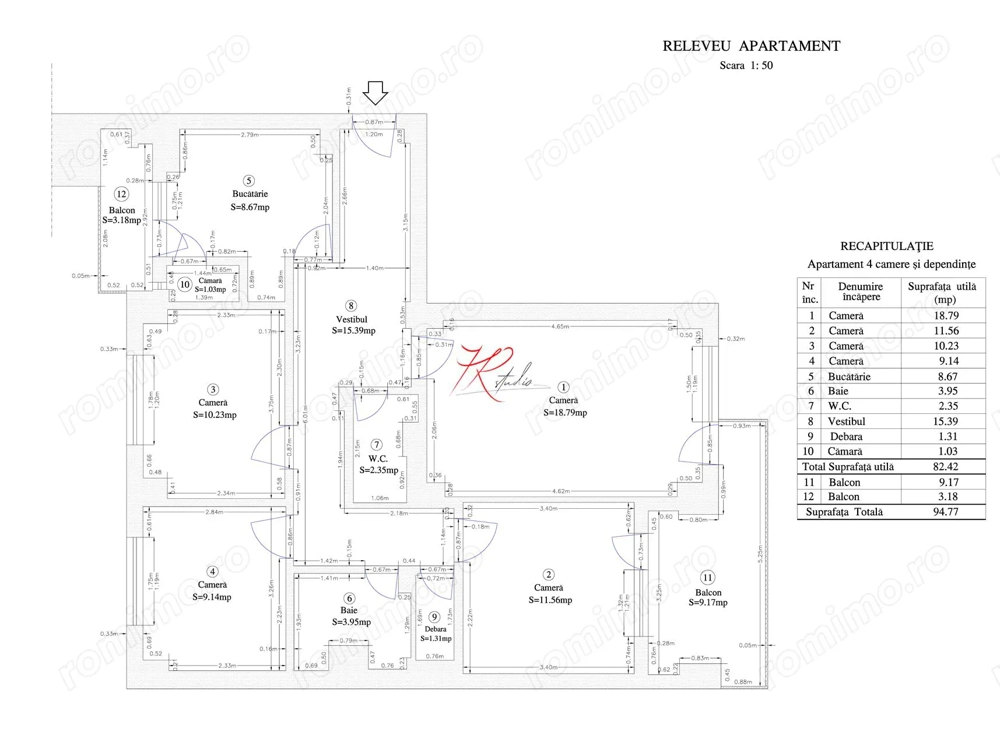 Vanzare apartament 4 camere Circului