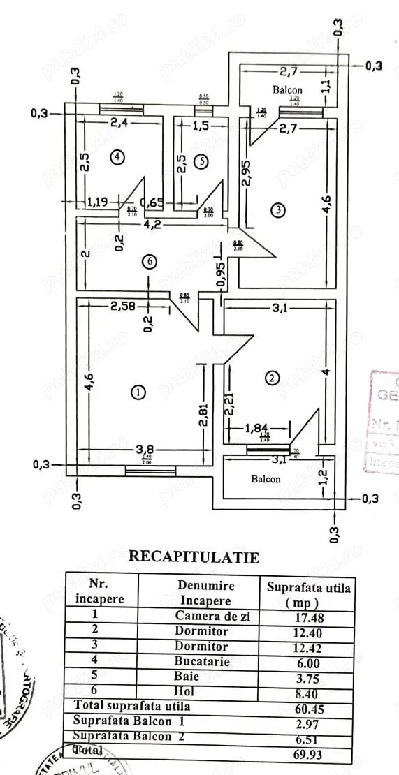 Apartament central Slatina centru Confort 1 Aleea Florilor Prefectura Hotel Bulevard Prestige Piata