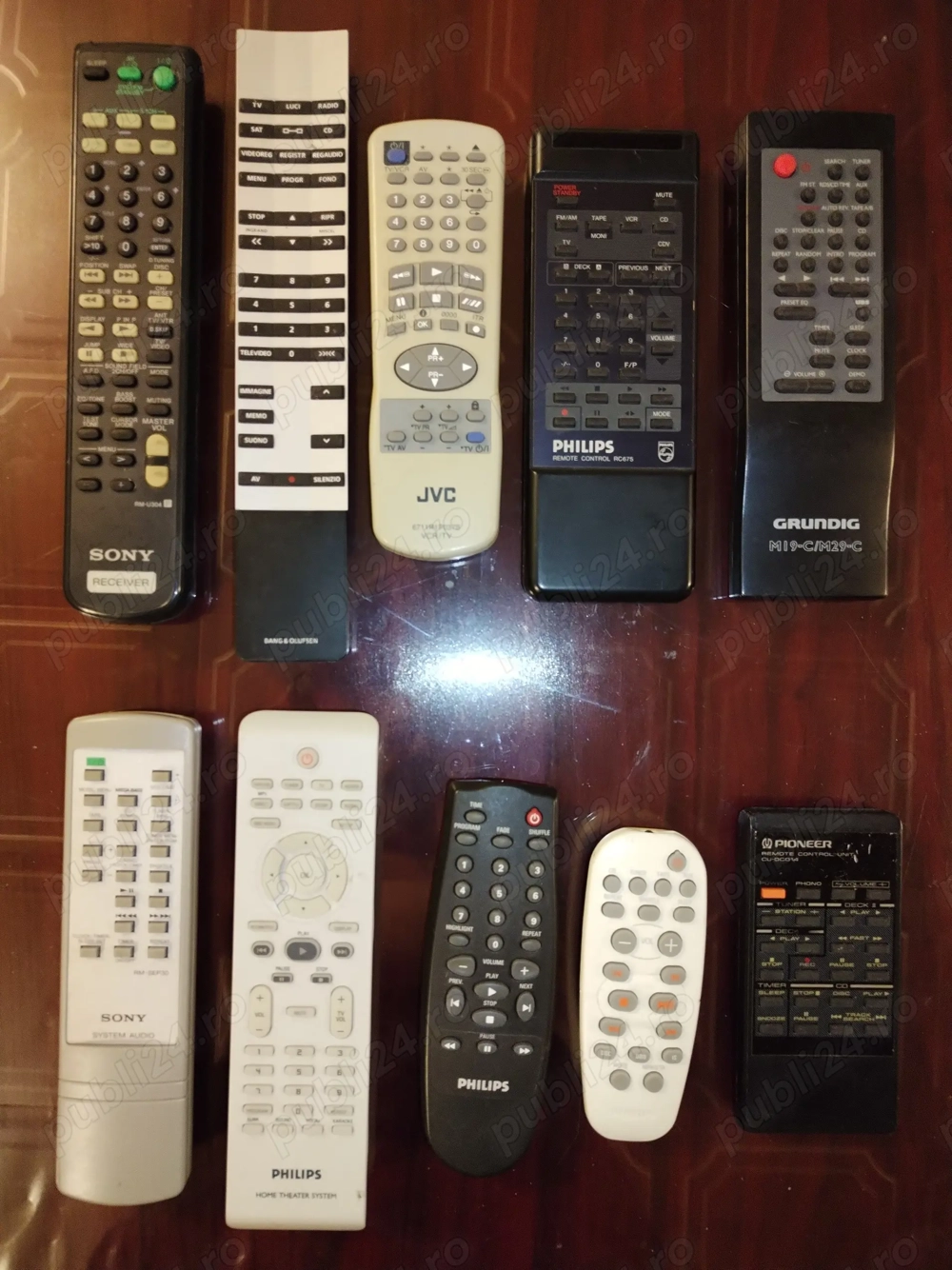 Telecomenzi audio Sony JVC Pioneer Philips Denon Kenwood, NAD, Yamaha, B&O...etc