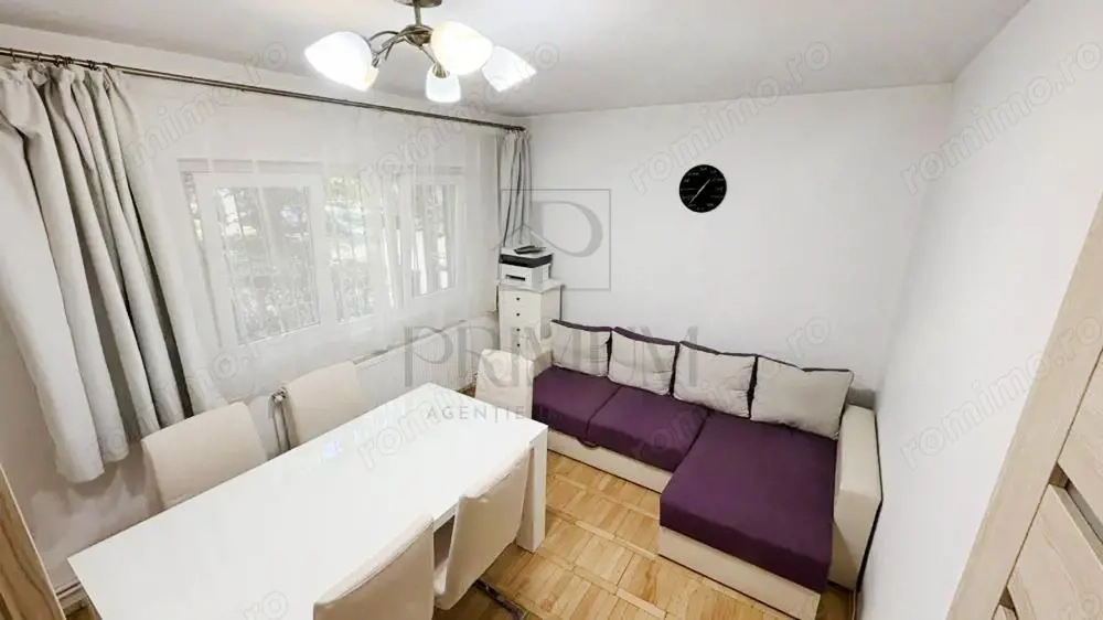 LIPOVEI - 3 camere - decomandat - renovat - centrala proprie - PARTER INALT