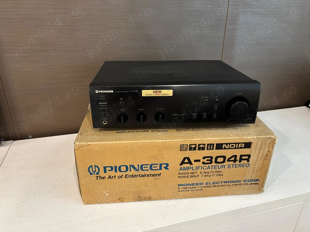 Pioneer A-304R amplificator, nou, nefolosit.