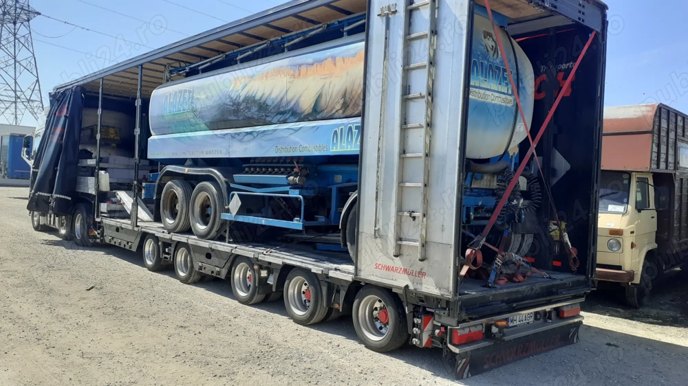 Transport combine, tractoare, excavatoare, orice utilaje mici sau mari, piese agabaritice