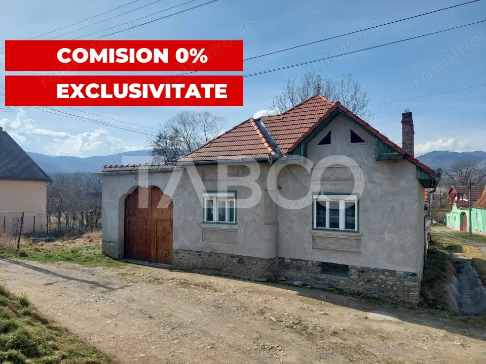 Casa individuala de vanzare cu teren de 1108 mp in Sacel Sibiu